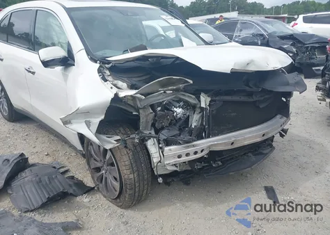 2016 Acura Mdx Technology Acurawatch Plus Packages/Technology Package from USA, damaged, VIN 5FRYD3H41GB021241